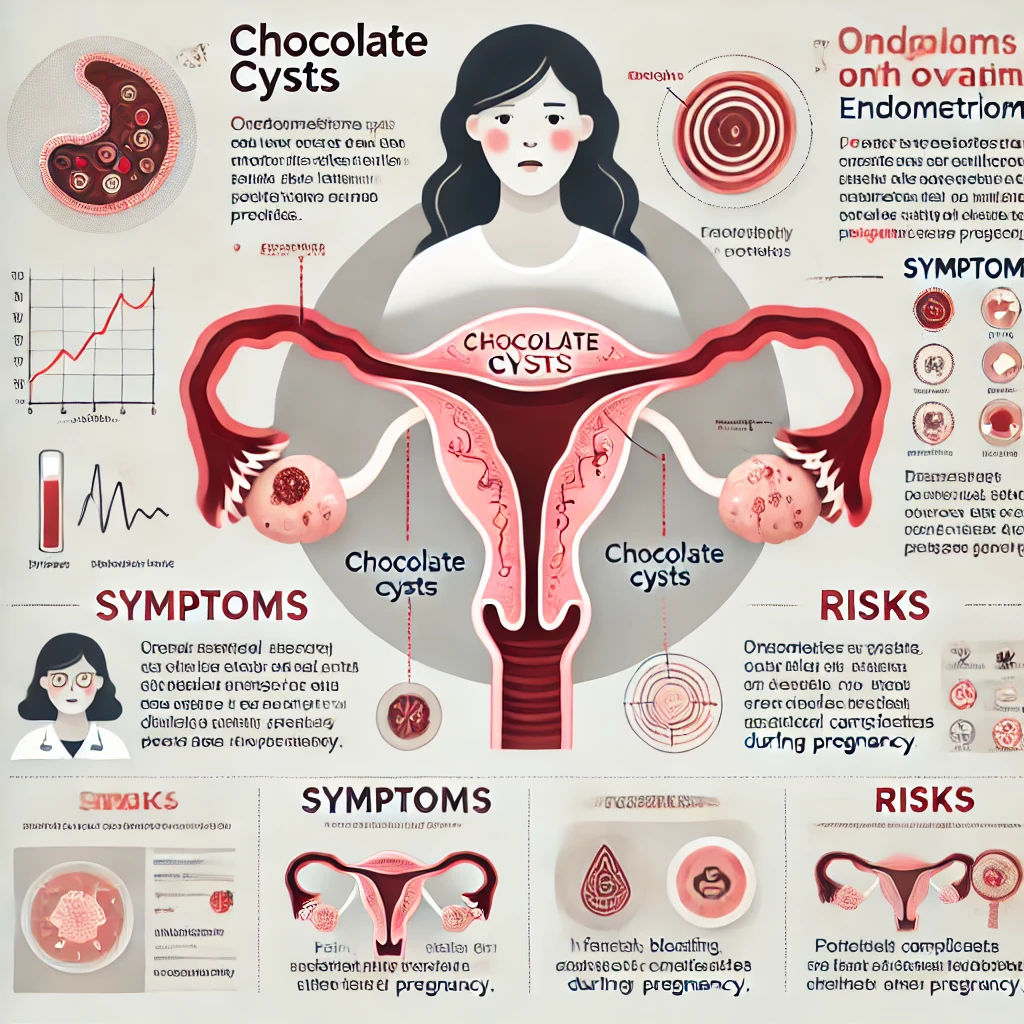 Gravidez com quistos de chocolate: 4 efeitos e impactos