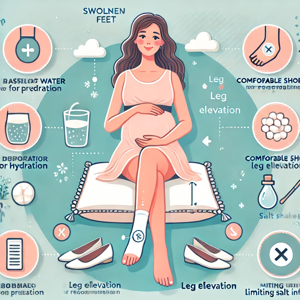 Bà Bầu Bị Phù Chân Tháng Thứ 8